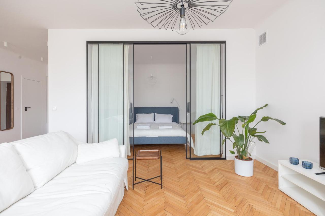 Designer Apartment In The Central Warschau Exterior foto