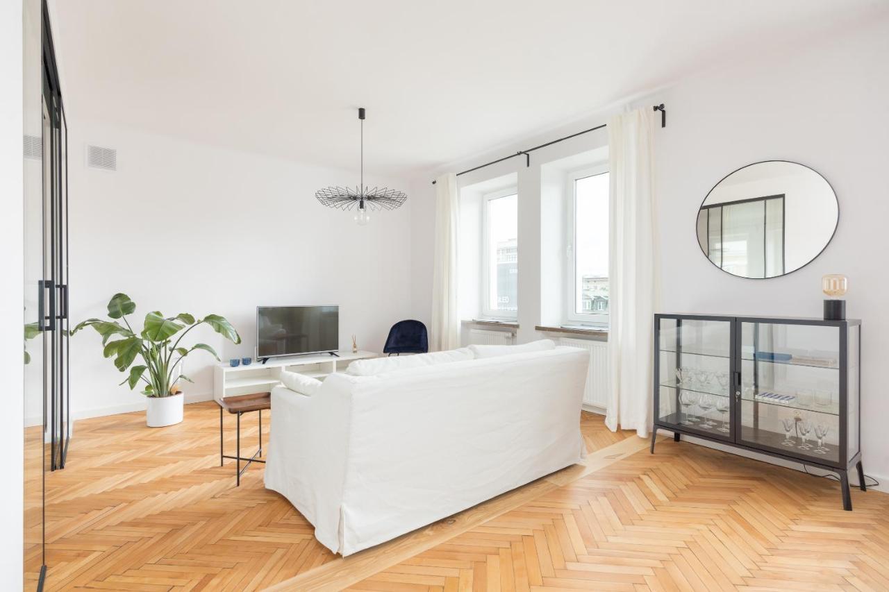 Designer Apartment In The Central Warschau Exterior foto