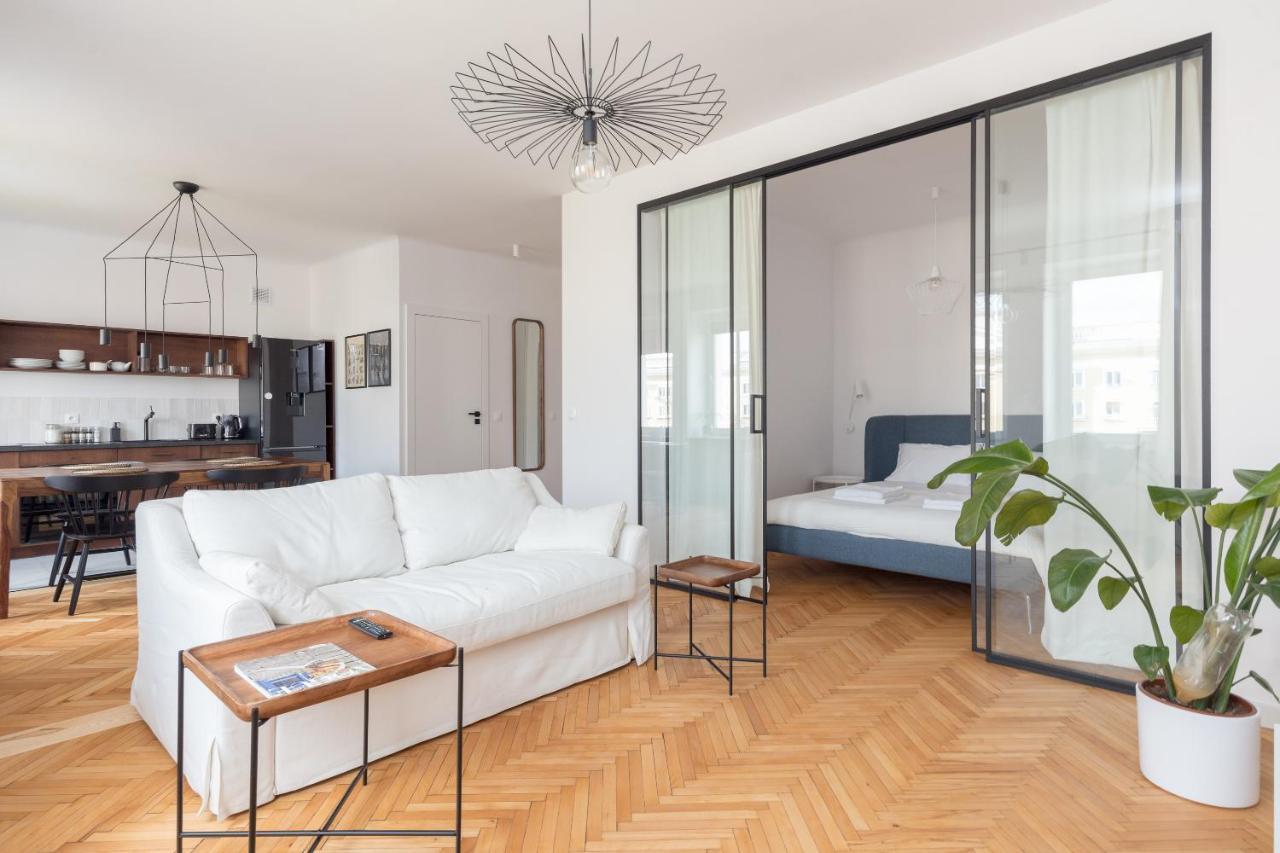 Designer Apartment In The Central Warschau Exterior foto